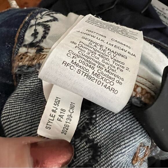 Madewell The High-Rise Slim Boyjean: Beaded Edition - Picture 9 of 11